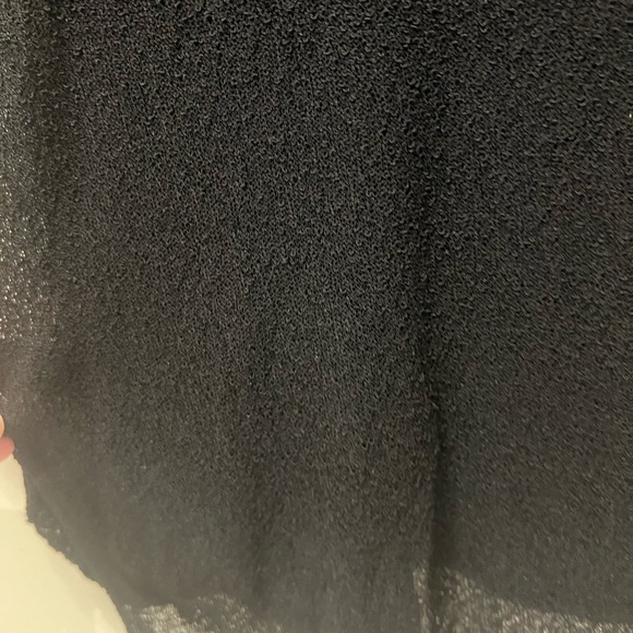 Rag & Bone Mesh Short Sleeve Top with Scoop Neck in Black, Size Small - Picture 8 of 14